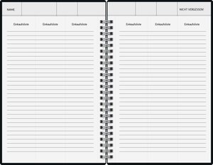 Familienplaner, Buchkalender, Familienplaner, 2024, Confetti, Buchgröße 15 x 23 cm, Hardcover