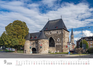 Aachen 2024 Bildkalender A3 quer, spiralgebunden