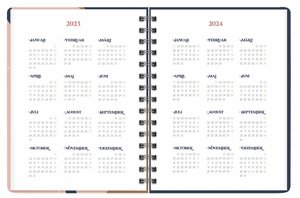 Happiness blooms from within Spiral-Kalenderbuch A5. Taschenkalender 2023 mit flexiblem Einband, Spiralbindung und viel Platz für Termine. Praktischer Buch-Kalender