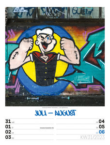 Street Art - Wochenplaner Kalender 2023