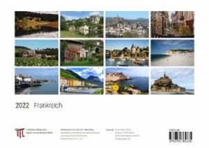 Frankreich 2022 - White Edition - Timokrates Kalender, Wandkalender, Bildkalender - DIN A4 (ca. 30 x 21 cm)