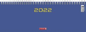 Wochenkalender Modell 772 2022, Karton-Einband blau