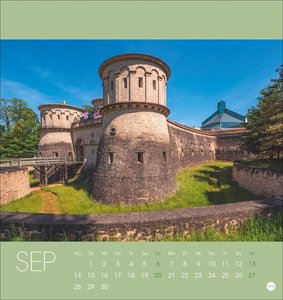 Luxemburg Postkartenkalender 2026