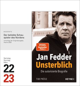 Literatur Tagesabreißkalender 2025 - Kulturkalender - Autoren, Werke, Hörbücher