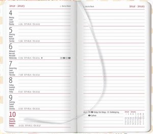 Ladytimer Slim Ladybug 2023 - Taschen-Kalender 9x15,6 cm - Marienkäfer - Weekly - 128 Seiten - Notiz-Buch - Alpha Edition