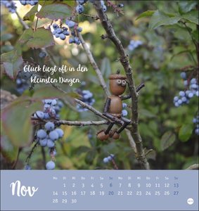 Eichelmännchen Postkartenkalender 2022