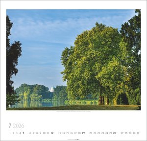 Ein Spaziergang durch Preußische Schlösser und Gärten Kalender 2026