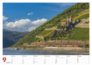 Der Rhein von Mainz bis Köln 2023 Bildkalender A3 cm Spiralbindung