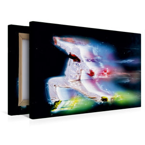 Premium Textil-Leinwand 45 cm x 30 cm quer The Dance Explosion \"Neonlicht\"