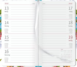 Slimtimer Style Bird 2025 - Taschen-Kalender 9x15,6 cm - Weekly - 128 Seiten - Notiz-Buch - mit Info- und Adressteil - Alpha Edition