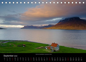 Island (Tischkalender 2022 DIN A5 quer)