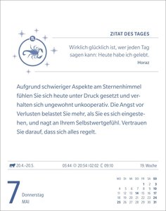 Skorpion Sternzeichenkalender 2026