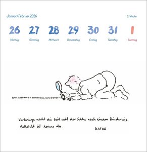 Helme Heine: Philosophisches Premium-Postkartenkalender 2026