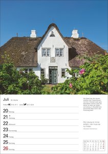 Sylt Wochenplaner 2026 - Eine Reise in 53 Bildern