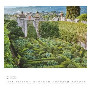 Die schönsten Gärten der Welt Kalender 2022