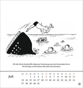 Loriot Postkartenkalender 2026
