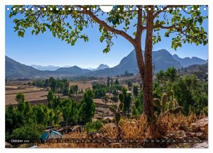 Äthiopische Landschaften (Wandkalender 2024 DIN A4 quer), CALVENDO Monatskalender