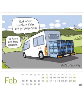 Peter Butschkow: Bier her Postkartenkalender 2025