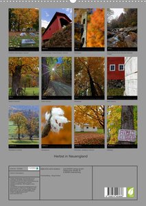 Herbst in Neuengland (Premium, hochwertiger DIN A2 Wandkalender 2023, Kunstdruck in Hochglanz)
