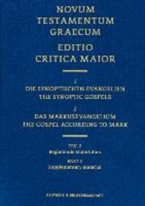 GRC-GOSPEL OF MARK EDITIO CRIT