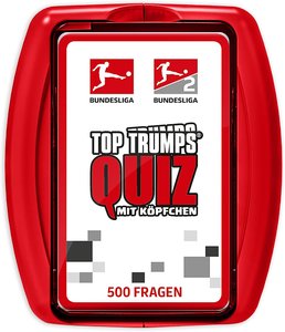 Winning Moves 47230 - Top Trumps Quiz Bundesliga Edition, Wissensspiel