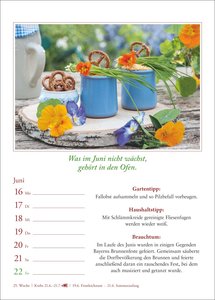 Bauernweisheiten Wochenkalender 2025 - Bauernregeln, Brauchtum, Gartentipps, Haushaltstipps