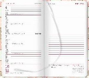 Ladytimer Slim Pastel Harmony 2023 - Taschen-Kalender 9x15,6 cm - Muster - Weekly - 128 Seiten - Notiz-Buch - Alpha Edition
