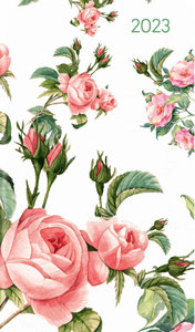Ladytimer Slim Roses 2023 - Taschen-Kalender 9x15,6 cm - Rosen - Weekly - 128 Seiten - Notiz-Buch - Alpha Edition