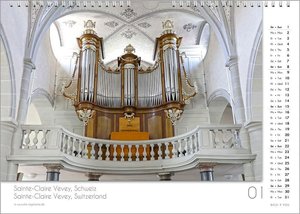 Der Orgelkalender, ein Musik-Kalender 2023, DIN A3