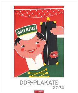 DDR-Plakate Edition Kalender 2024. Nostalgie-Kalender. Großer Wandkalender 2024. Kultiger Kalender XL mit bekannten DDR-Plakaten. 46x55 cm. Hochformat