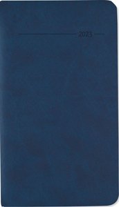 Taschenkalender Tucson blau 2023 - Büro-Kalender 9x15,6 cm - 1 Woche 2 Seiten - 128 Seiten - mit weichem Tucson-Einband - Alpha Edition