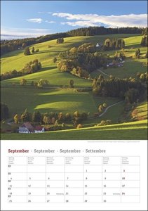 Deutschland Kalender 2023. Die schönsten Aussichten Deutschlands in einem Broschürenkalender mit viel Platz für Eintragungen. Hochwertiger Fotokalender mit Monatskalendarium.