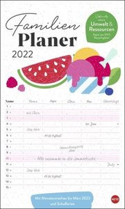 Ecofriendly Familienplaner XL Kalender 2022