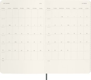 Moleskine 12 Monate Wochen Notizkalender 2024 - Precious & Ethical, Large/A5, Boa Grün
