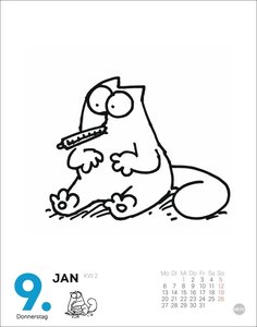 Simons Katze Tagesabreißkalender 2025