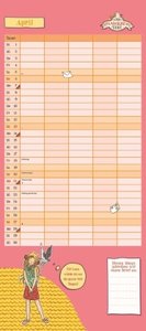 Schule der magischen Tiere Familienkalender 2025 - Wandkalender - Familienplaner mit 5 Spalten - Format 22 x 49,5 cm
