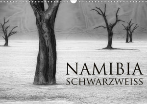 Namibia schwarzweiß (Wandkalender 2021 DIN A3 quer)
