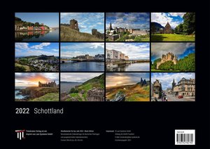Schottland 2022 - Black Edition - Timokrates Kalender, Wandkalender, Bildkalender - DIN A3 (42 x 30 cm)
