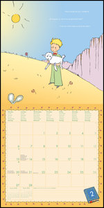 Der Kleine Prinz 2023 - Wand-Kalender - Broschüren-Kalender - 30x30 - 30x60 geöffnet - Kinder-Kalender - Illustrationen
