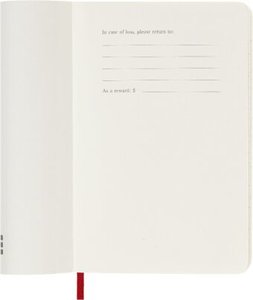 Moleskine 12 Monate Wochen Notizkalender 2024, Pocket/A6, Scharlachrot