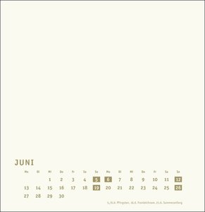 Bastelkalender gold groß 2022