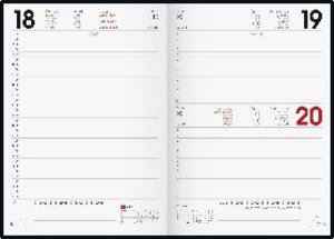 BRUNNEN 1079512013  Tageskalender  Buchkalender  2023  "Colours"  Modell 795  1 Seite = 1 Tag, Sa. + So. auf einer Seite  Blattgröße 14,5 x 20,6 cm  Grafik-Einband