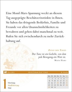Schütze Sternzeichenkalender 2023: Tagesabreißkalender. Mini-Tischkalender 2023 mit täglichem Horoskop. Kleiner Kalender mit täglichem Blick in die Sterne.
