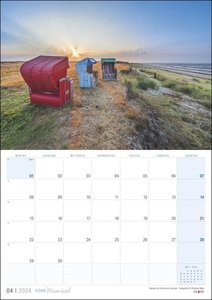Föhr ...meine Insel Planer 2024. Terminkalender mit traumhaften Inselfotos. Viel Raum für Notizen in einem dekorativen Kalender mit Urlaubsfeeling.