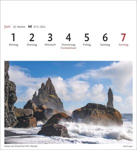 Island Sehnsuchtskalender 2026