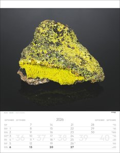 Mineralien Kalender 2026