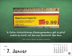 Bastian Sick Tagesabreißkalender 2025
