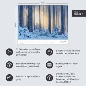 Schönheit des Waldes Posterkalender 2026