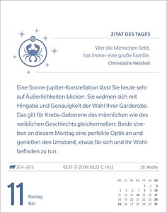 Krebs Sternzeichenkalender 2026