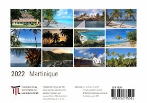 Martinique 2022 - Timokrates Kalender, Tischkalender, Bildkalender - DIN A5 (21 x 15 cm)
